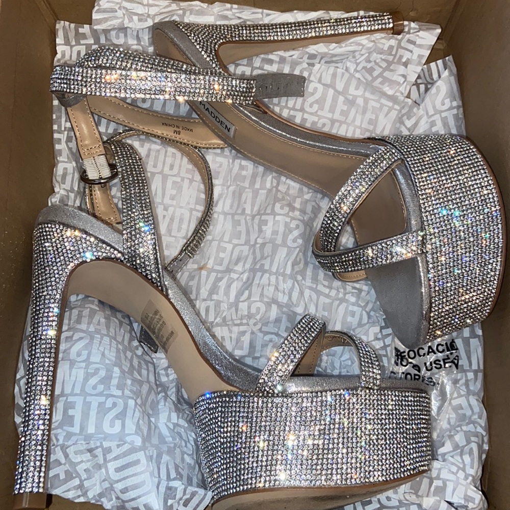 Steve Madden Rhinestone heels